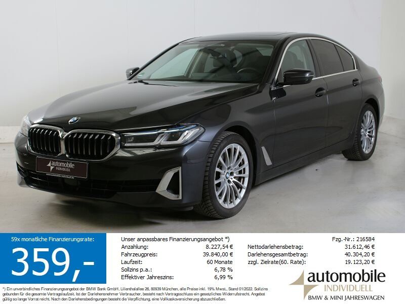 BMW 530d A Luxury Line Laser ACC HuD LiveCockpit DAB foto 1