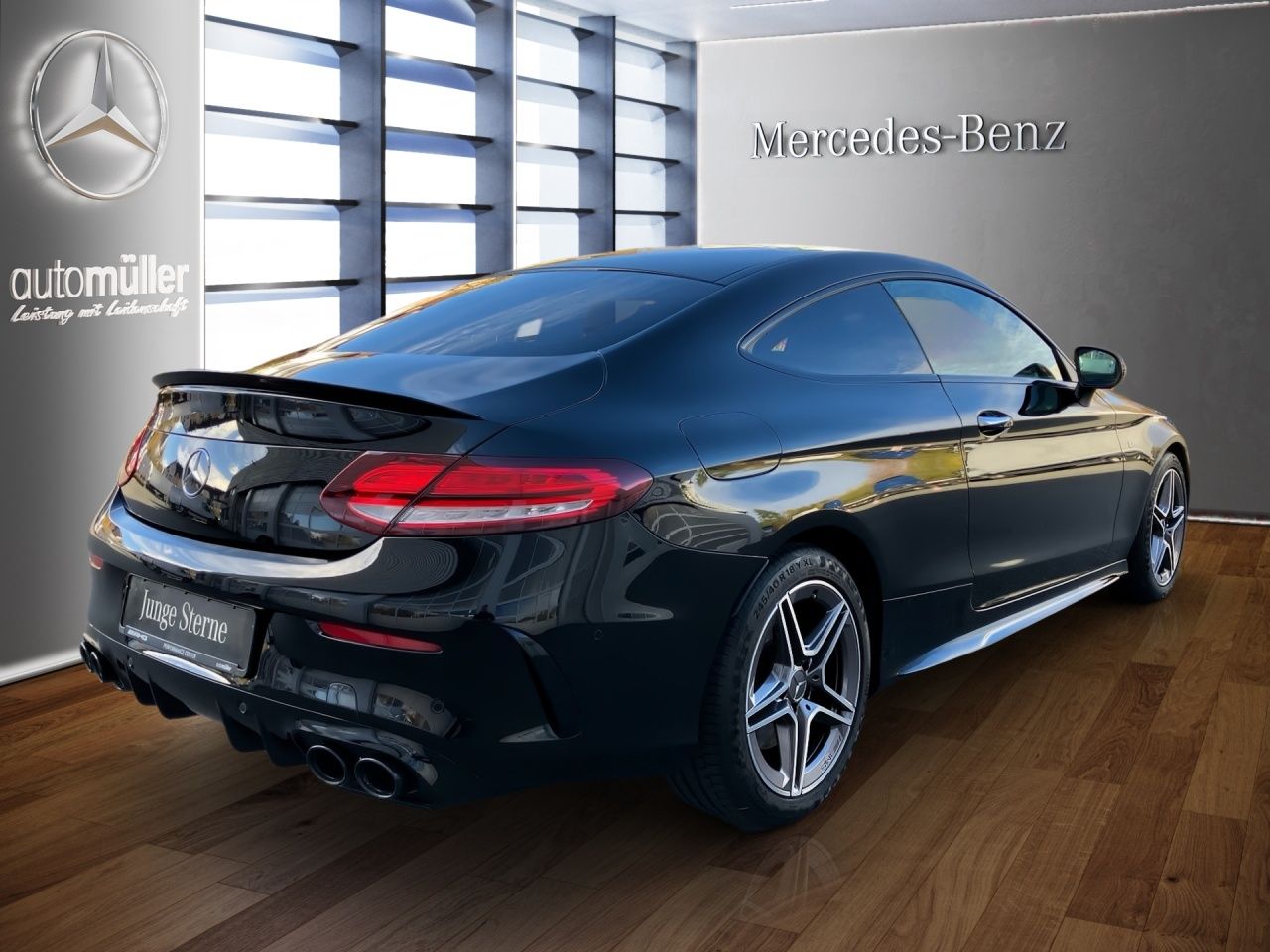 Fahrzeugabbildung Mercedes-Benz AMG C 43 4M Coupé PANO+DIS+BUR+360+PERF.SI+NIGHT