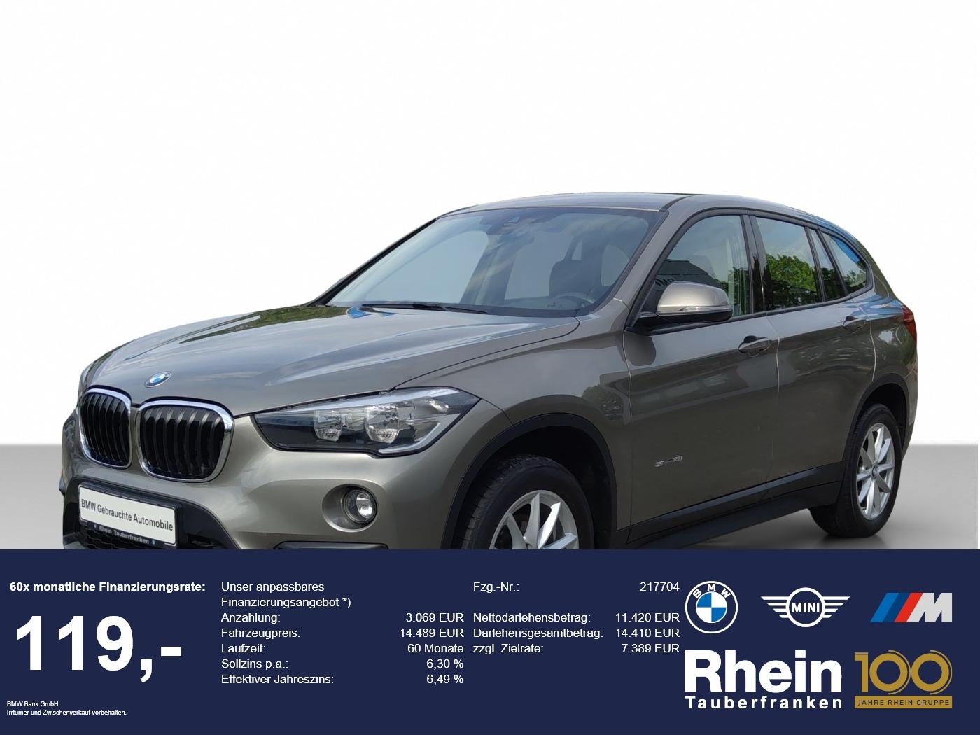 BMW X1 sDrive18i TEMPO/PDC/SH