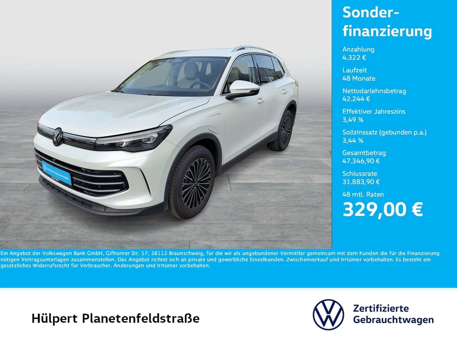 Volkswagen Tiguan 1.5 HYBRID ELEGANCE 360°CAM ACC LM18 NAVI foto 1