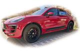Porsche Macan GTS+SPORT PLUS+CHRONO+LED+PANO+APPRO/ASSIS - rote Porsche Macan