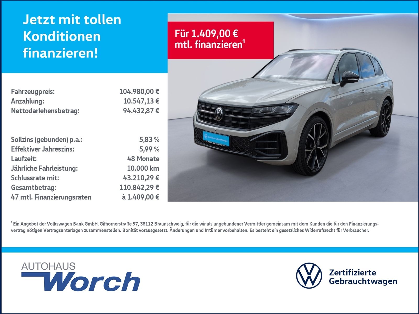 Volkswagen Touareg 3.0 4M R-Line PANO HeadUp LUFT STHZ foto 1