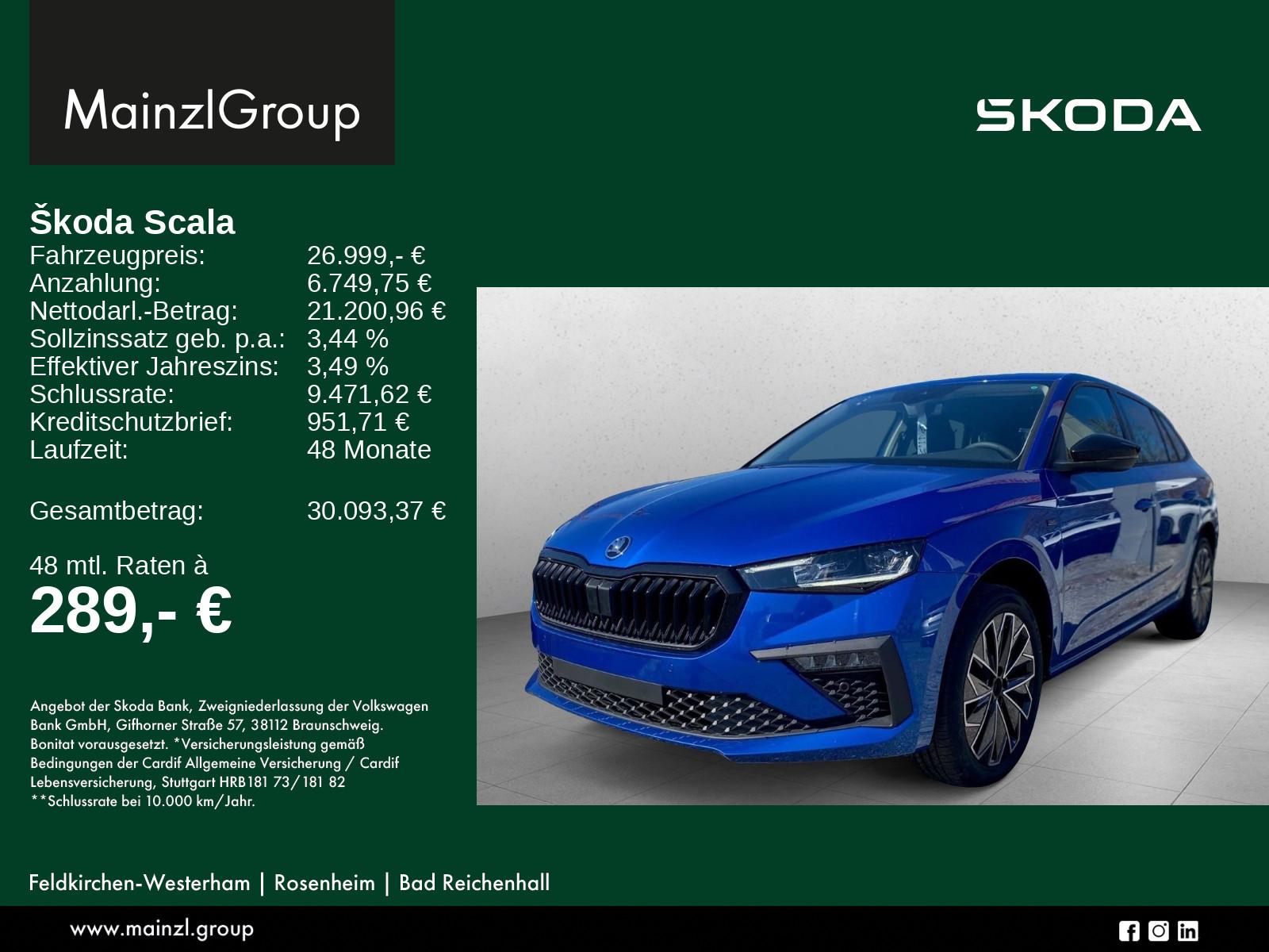Skoda Scala Drive 1,5 TSI 110 kW