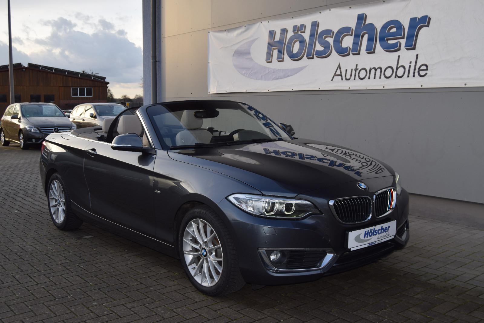 BMW 218i,Cab. Automatik,Navi,Leder,Xenon,Parks,V&H,,