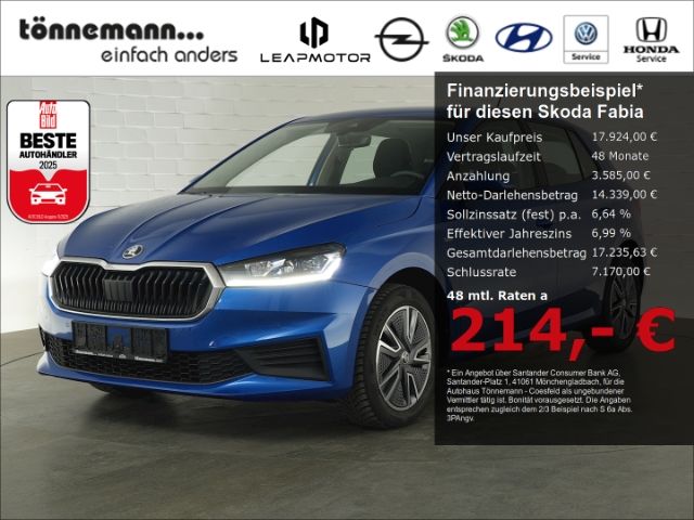 Fabia TOUR TSI+LED LICHT+PARKPILOT VO+HI+SITZHEI