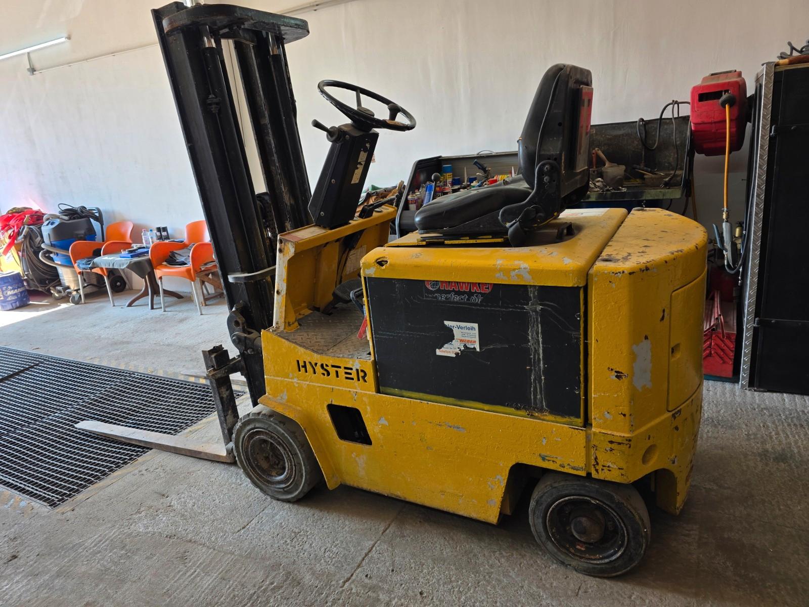 Hyster Typ J 1.50 XL, Elektrostapler, 3 Masten, 1,5 t
