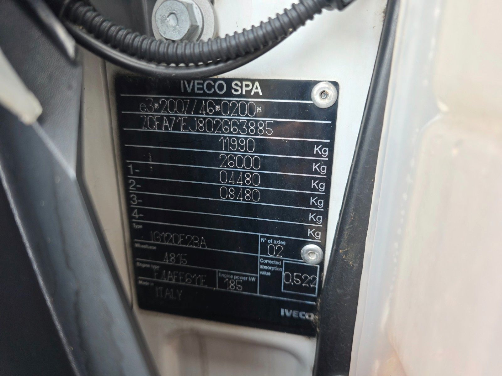 Fahrzeugabbildung Iveco Eurocargo ML120E25 LBW Palfinger 1.500kg