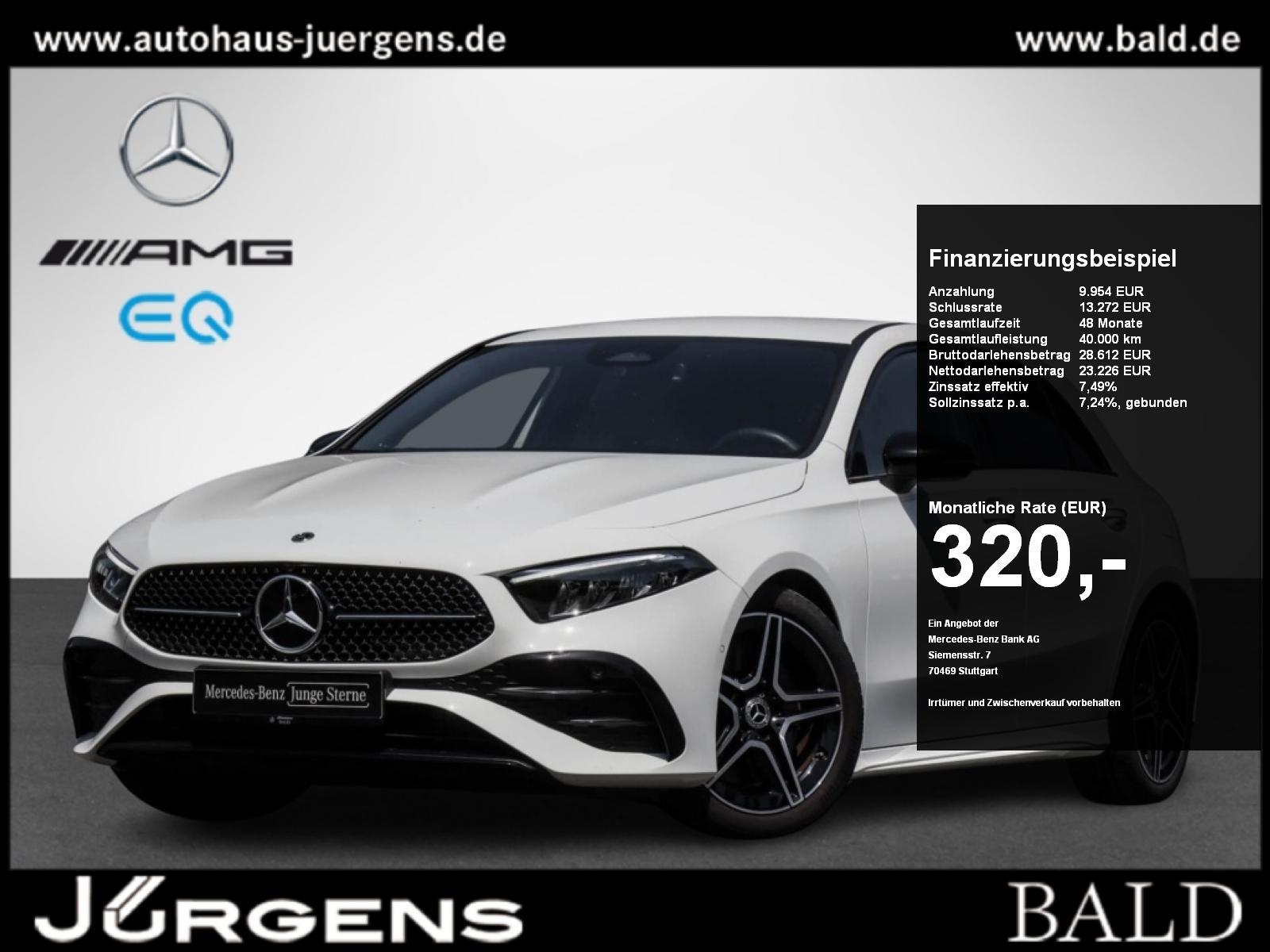 Mercedes-Benz A 250 4M AMG-Sport/Burm/Night/LED/Cam/Winter/18