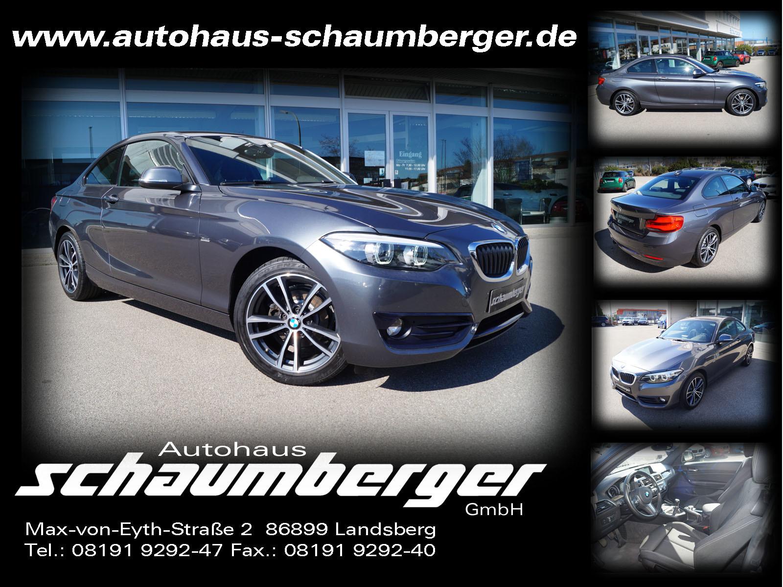 BMW 218i Coupe Sport Line * Navi * LED * Sitzhzg. *