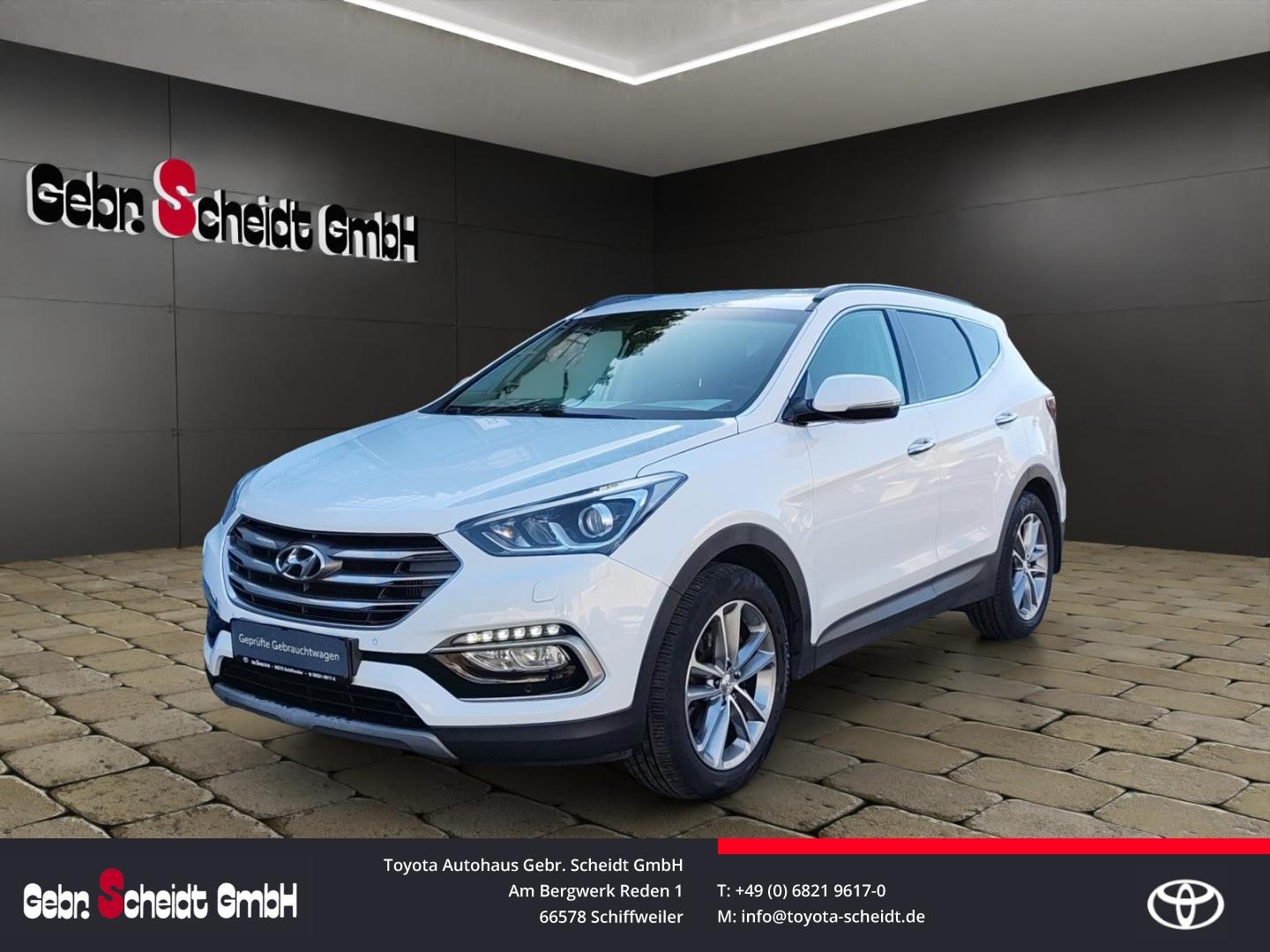 Hyundai SANTA FE blue Premium 4WD 5-Sitzer Xenon Scheinw