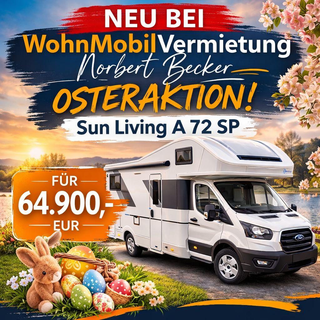 Sun Living A 72 SP Solaranlage Truma Combi 6E Automatik