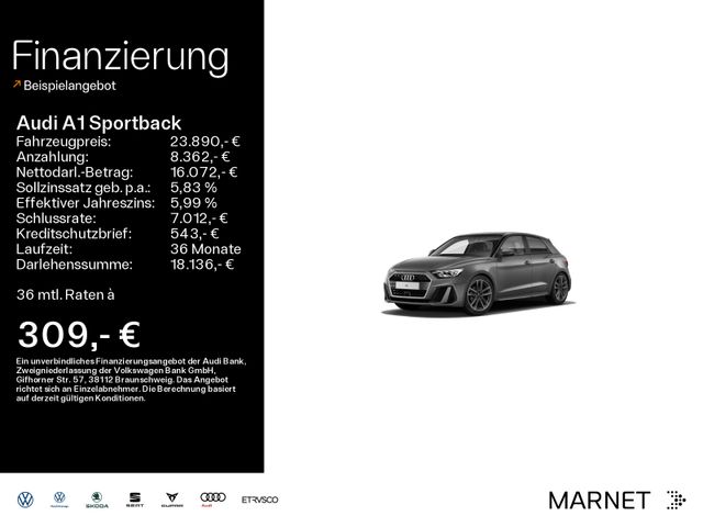 Audi A1 Sportback 30 TFSI S line*Navi*LED*Alu*PDC*Vir