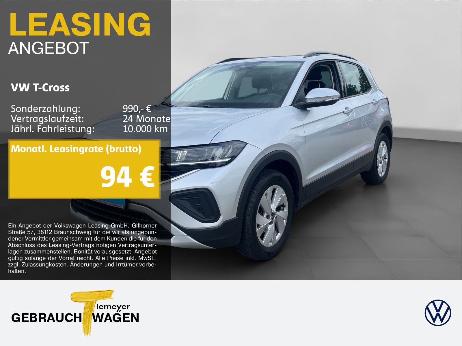 VW T-Cross 1.0 TSI LIFE NAVI KAMERA ACC SITZHZG