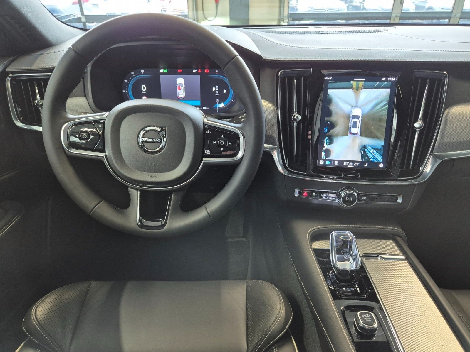 Volvo V90 B4 2.0d ULTIMATE DARK LEDER NAV LED PANO ACC foto 15