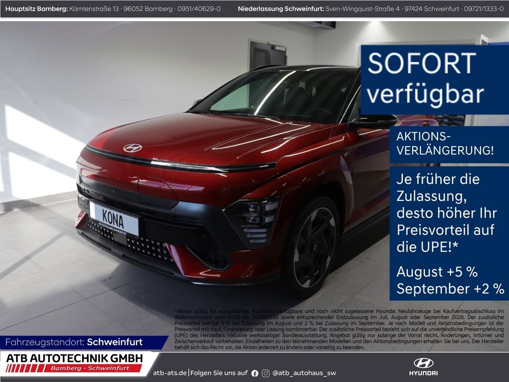 Hyundai KONA Elektro N-Line X 65kWh Sitz-Komfortp., Tech