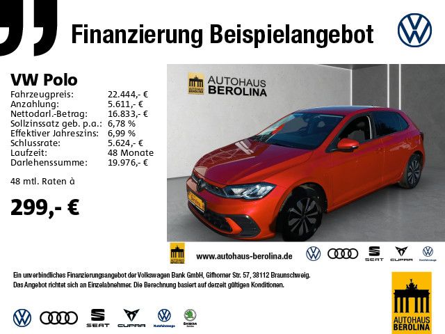 VW Polo 1.0 TSI Move DSG *AHK*ACC*NAV*R-CAM*SHZ*