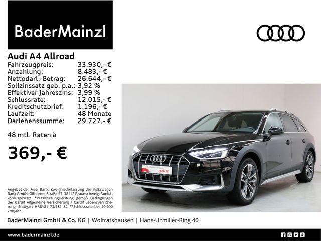 Audi A4 allroad 45 TFSI quattro S tronic AHK ACC Kam.