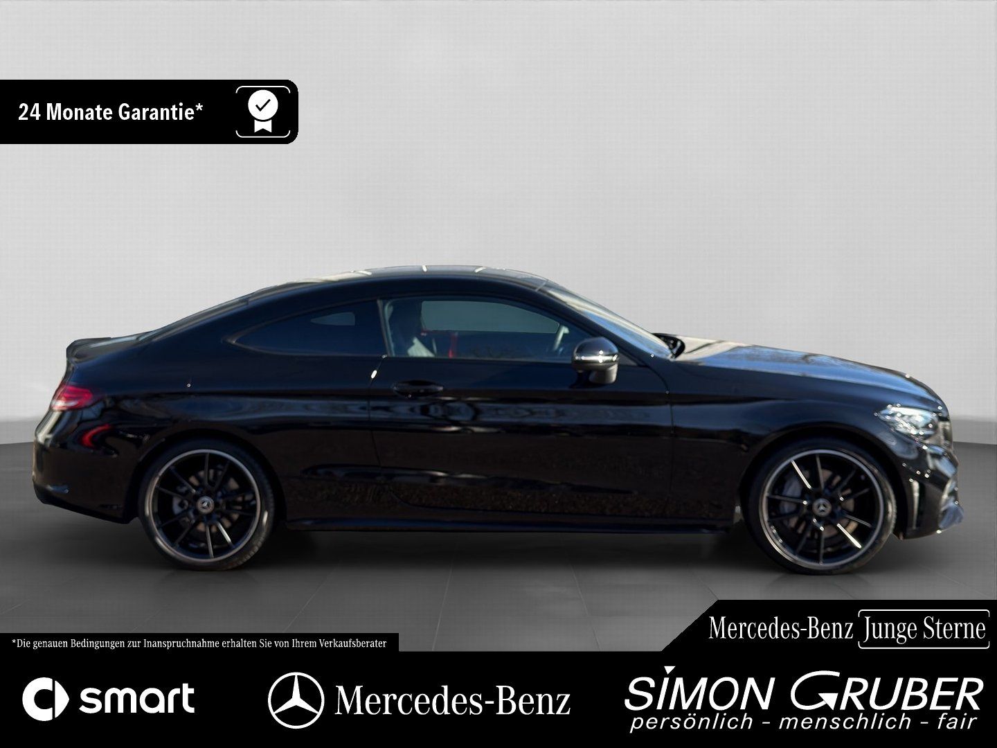 Fahrzeugabbildung Mercedes-Benz C 180 Coupé 2*AMG PLUS Night AHK SHZ LED Kamera