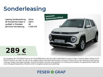 Hyundai Leasingangebot: Hyundai Inster TREND EFFI-PAKET WÄRMEPUMPE NAVI SHZ LHZ