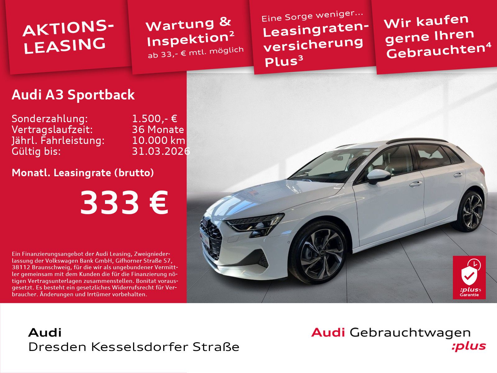 Audi A3 Sportback  30 TDI advanced Kamera LED Navi