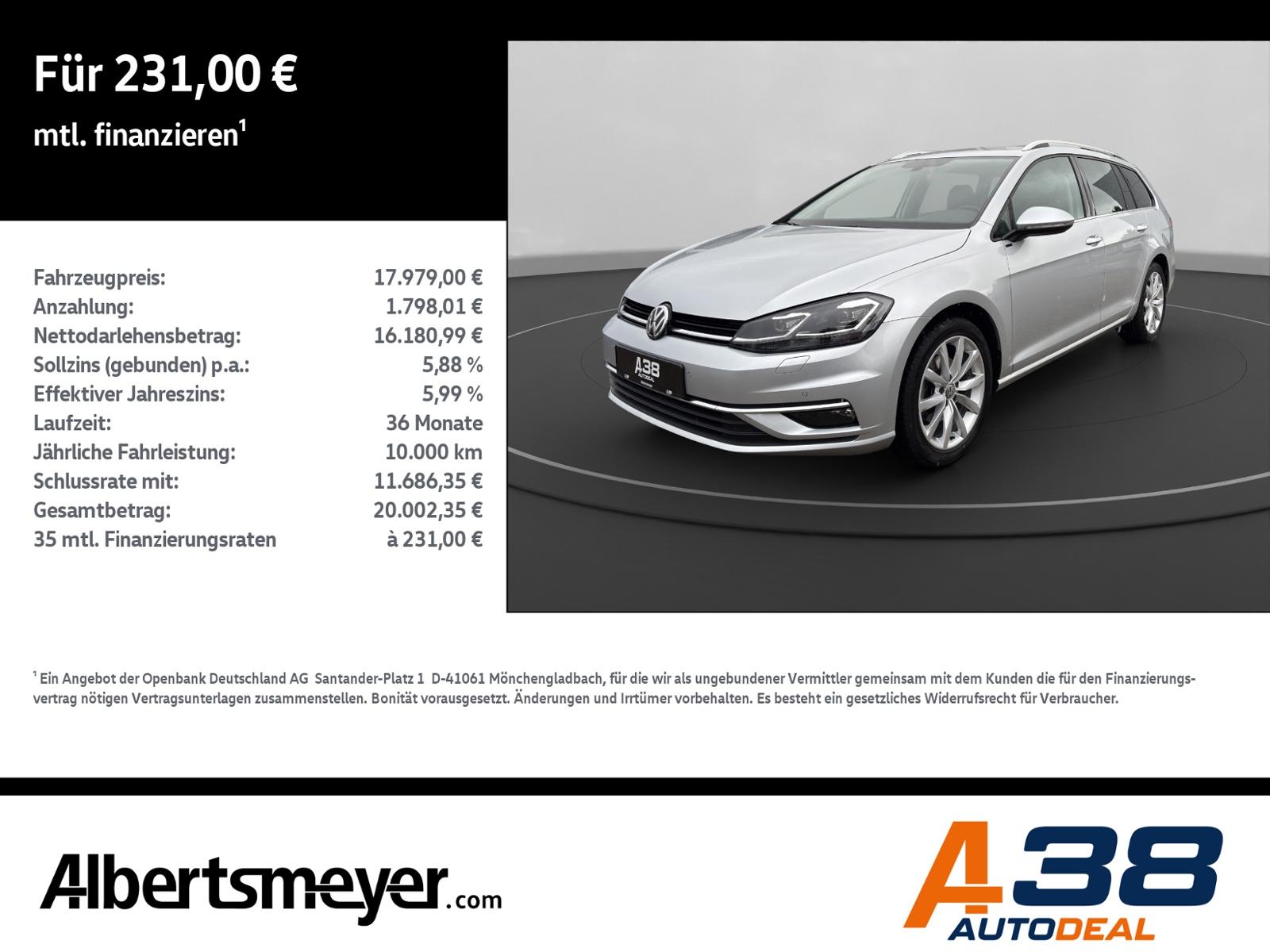 Volkswagen Golf VII Variant 2.0 TDI Highline +AHK+LED+NAVI+