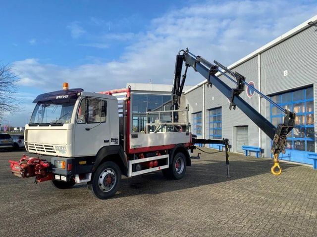 Steyr LÄRMARM 12S23 / 4X4 / CRANE HIAB 092 / WINCH / O