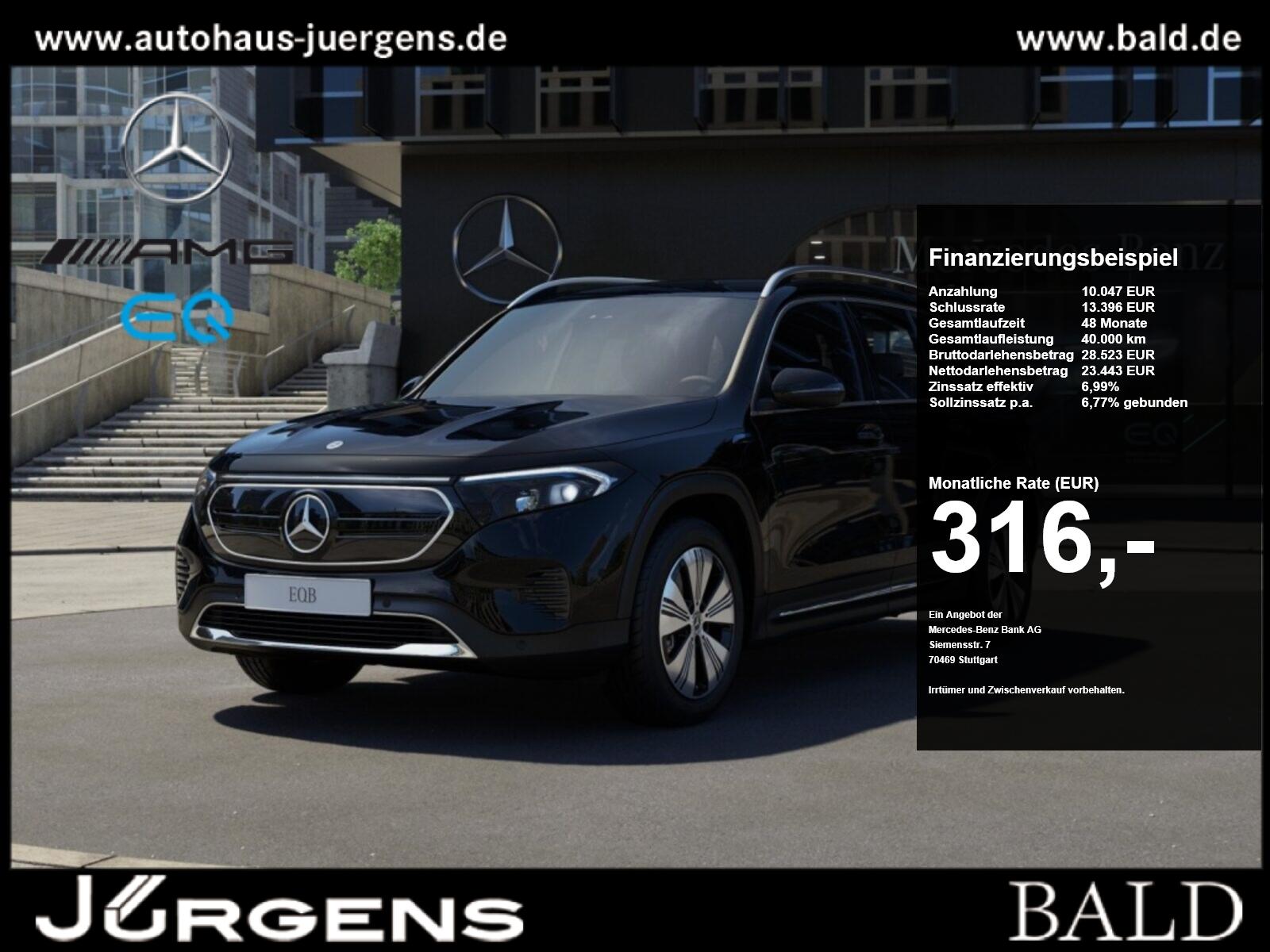 Mercedes-Benz EQB 250 Progressive/LED/Cam/Ambiente/7Sitzer/18'