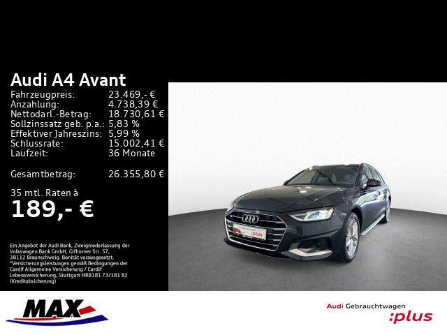 A4 Avant 35 TDI ADVANCED LED+AHK+MMI NAVI+B&O+LM