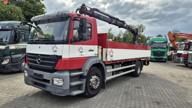 Mercedes-Benz 1829L mit Kran HIAB 111/C-2 mit Funk FB, Palette