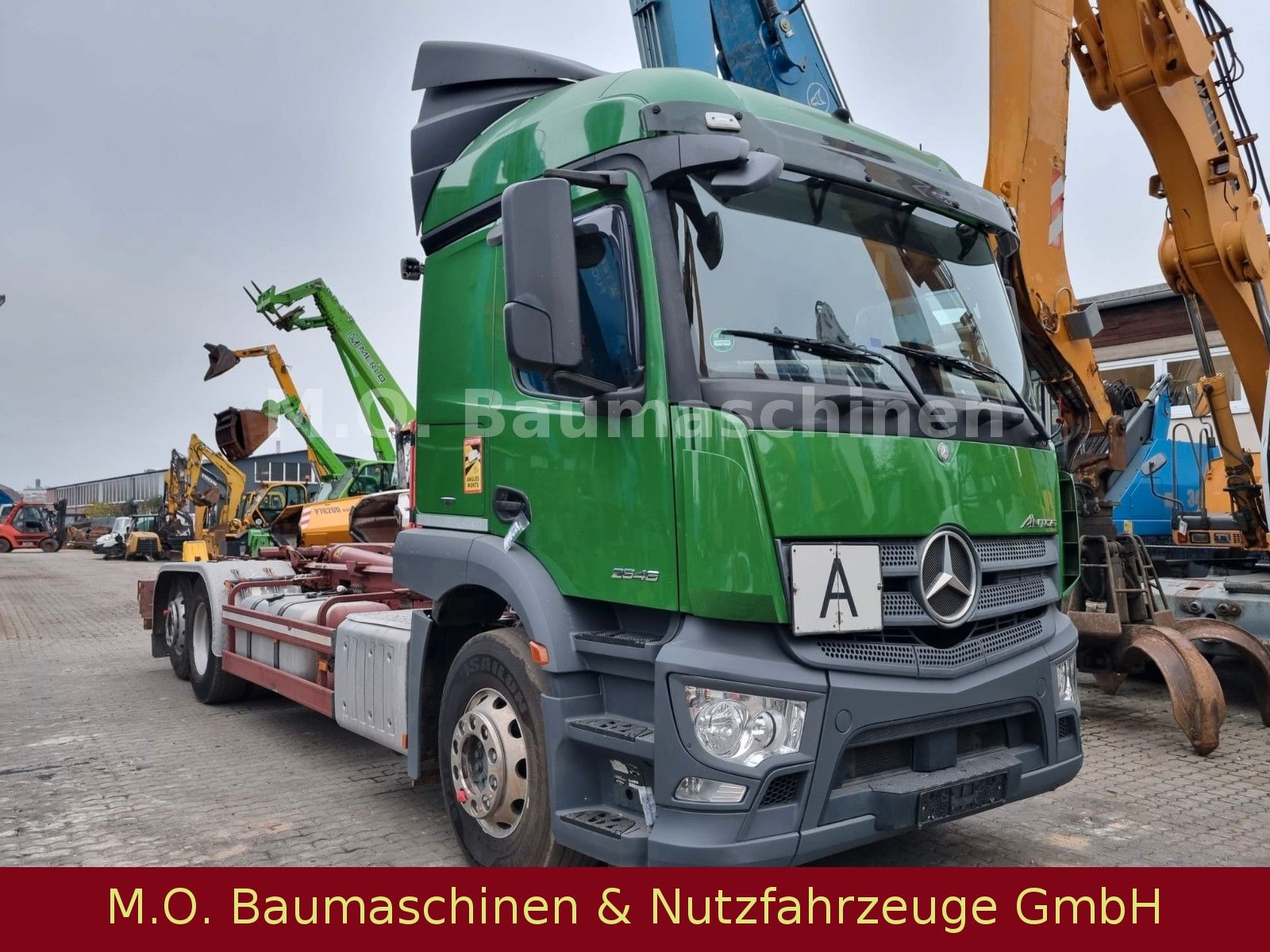 Fahrzeugabbildung Mercedes-Benz Antos 2546 / Euro 6 / 6x2 / Meiler Abroller /