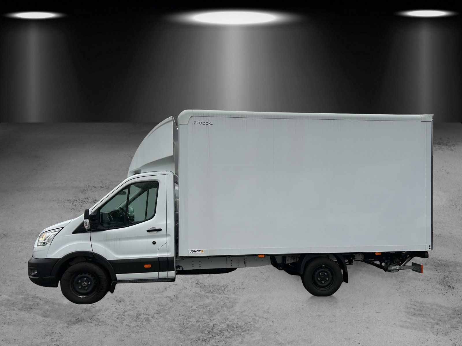 Fahrzeugabbildung Ford Transit L4 Einzelkabine Koffer GJR Ladebordwand