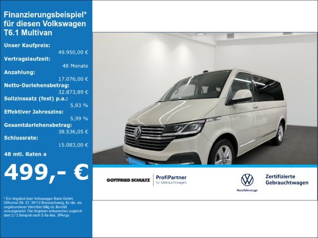 Volkswagen T6.1 Multivan ACC LED 2.0 TDI DSG Generation Six