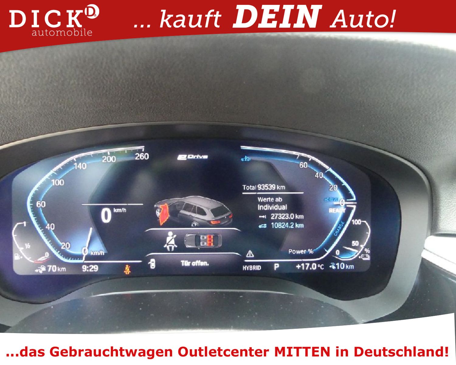Fahrzeugabbildung BMW 530e Tour Aut. LED/NAVI/VIRTU/SHZ/AHK/360°/8Fa