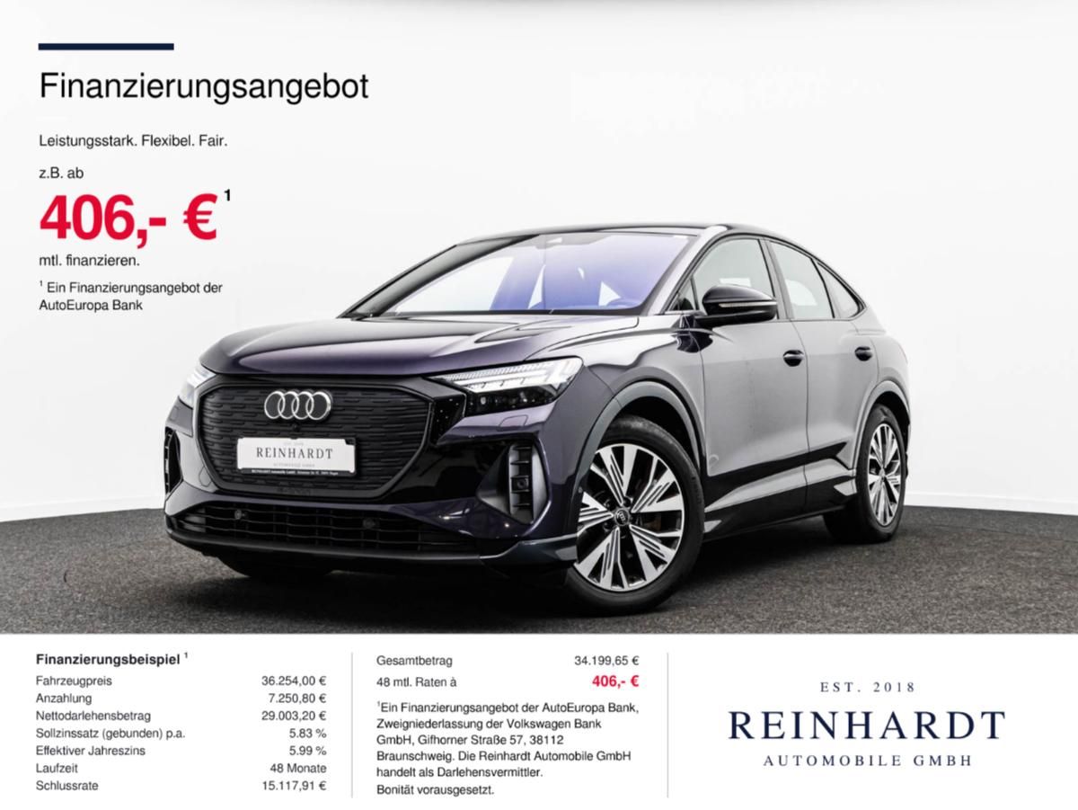 Audi Q4 E-TRON SPORTBACK 50 Q S LINE BLACK ACC PANO foto 1