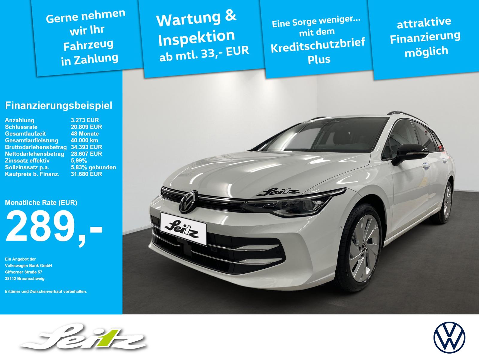 Volkswagen Golf VIII Variant 1.5 eTSI Energy *AHK*NAVI*KAME