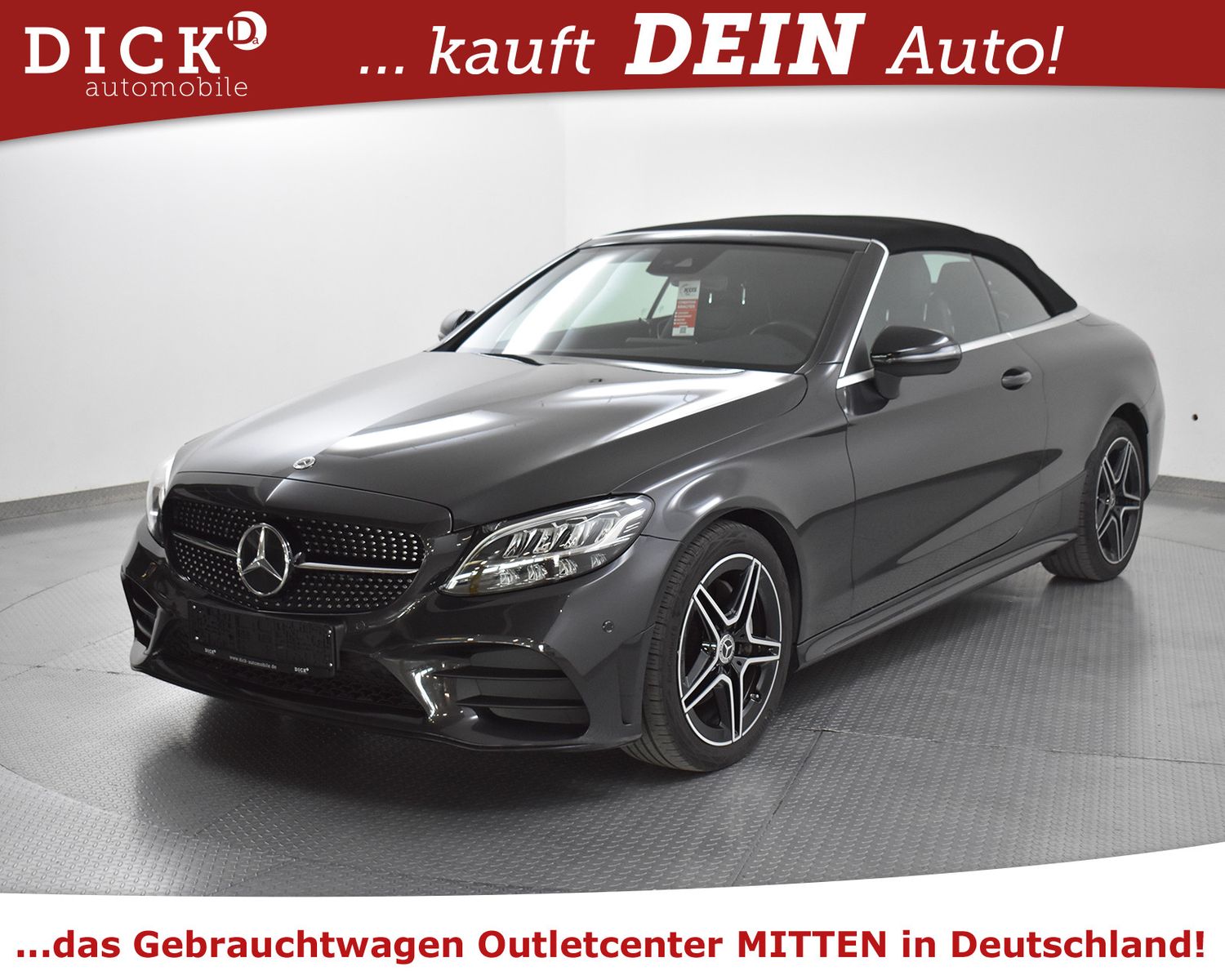 MERCEDES-BENZ C 220d Cabrio AMG Line COMAND+LED+MEMO+BURM+KAM+ - Image 4