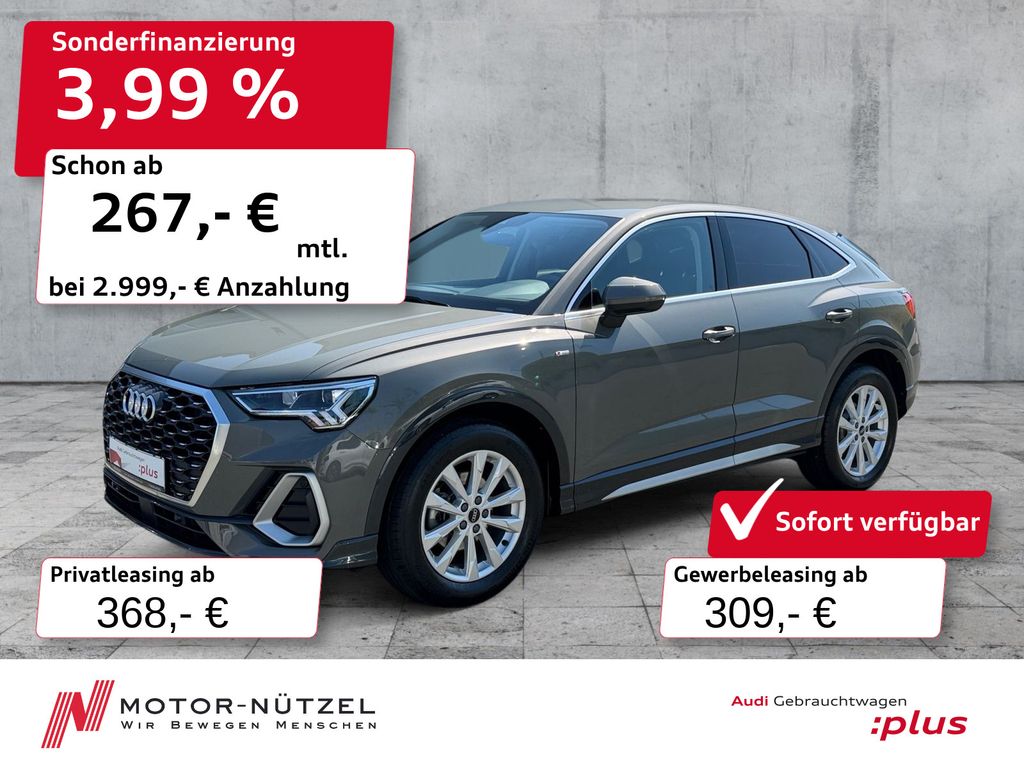 Q3 Sportback TFSI 110kW S-TR S-LINE LED+NAVI+AHK