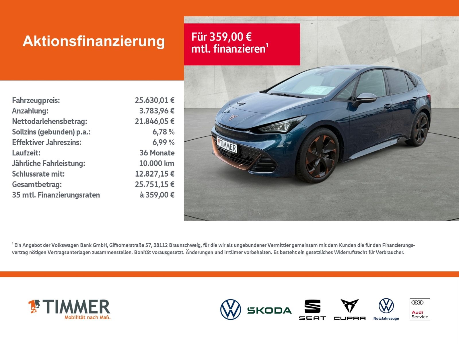 Cupra Born 62 kWh +ACC +RKAM +AR-HUD +NAVI + imagem 2