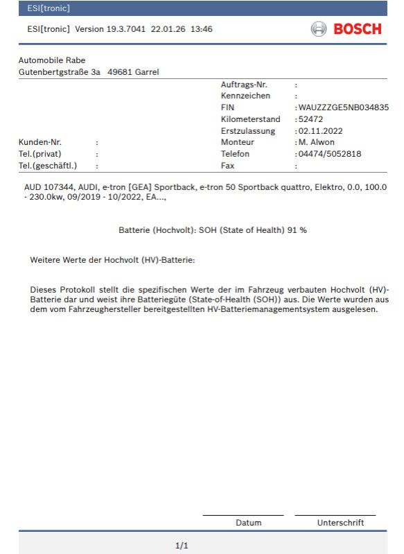 Fahrzeugabbildung Audi e-tron SpB 50 Qu S-Line Black NAV+LED+KAM+VCOCK