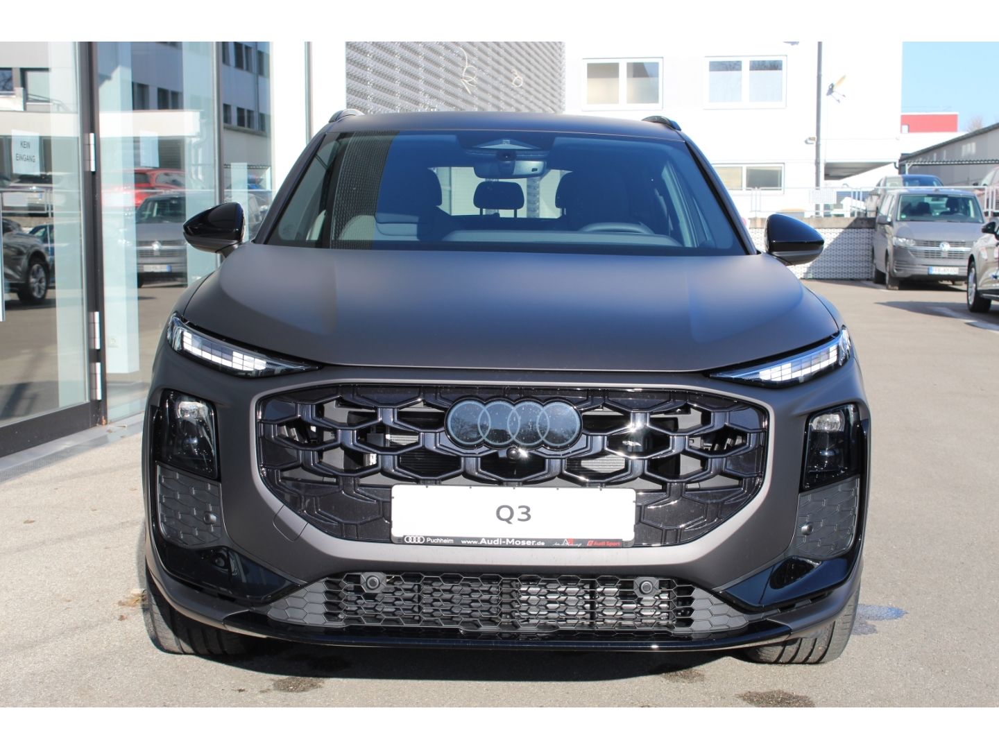 Q3 qu.Str. S-Line*Tech+*Black*Matt*Leder*Sofort!