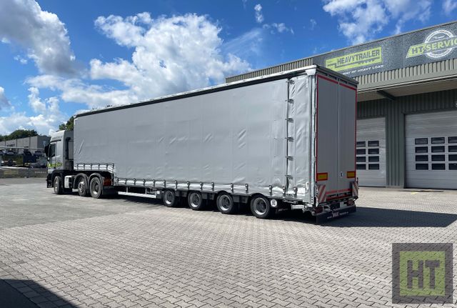 Faymonville MAX Trailer 4-Achs-Jumbo-Semi mit Planenaufbau