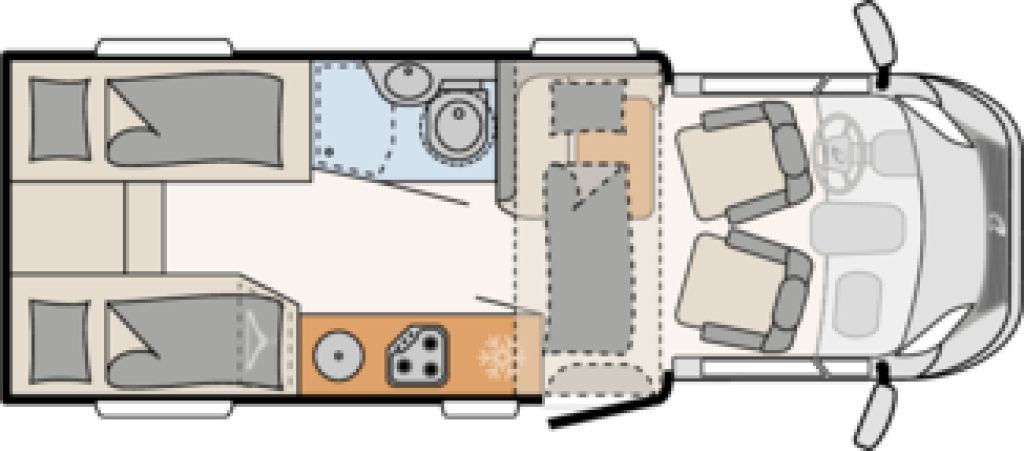 Fahrzeugabbildung Dethleffs Globeline T 6613 EB Mercedes mit Top Ausstattung