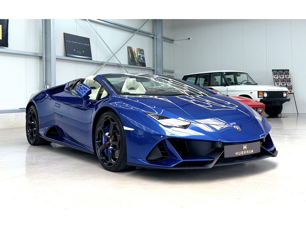 Lamborghini Huracan EVO Spyder AWD Blu Sideris Lift Kamera foto 9