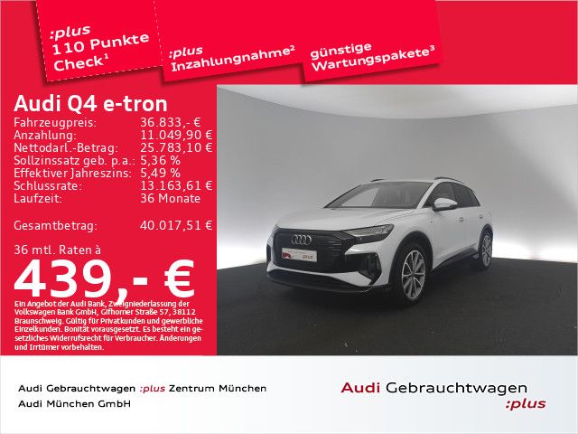 Audi Q4 e-tron 40 S line Wärmep./20"Zoll/Matrix/Navi+