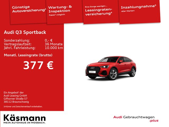 Audi Q3 Sportback 45TFSIe S line AHK NAVI LED SHZ