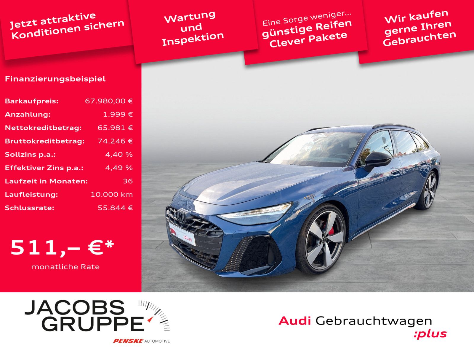 Audi A6 Avant TFSI 2xS line/S-Sitze+/Matrix/Allradl./