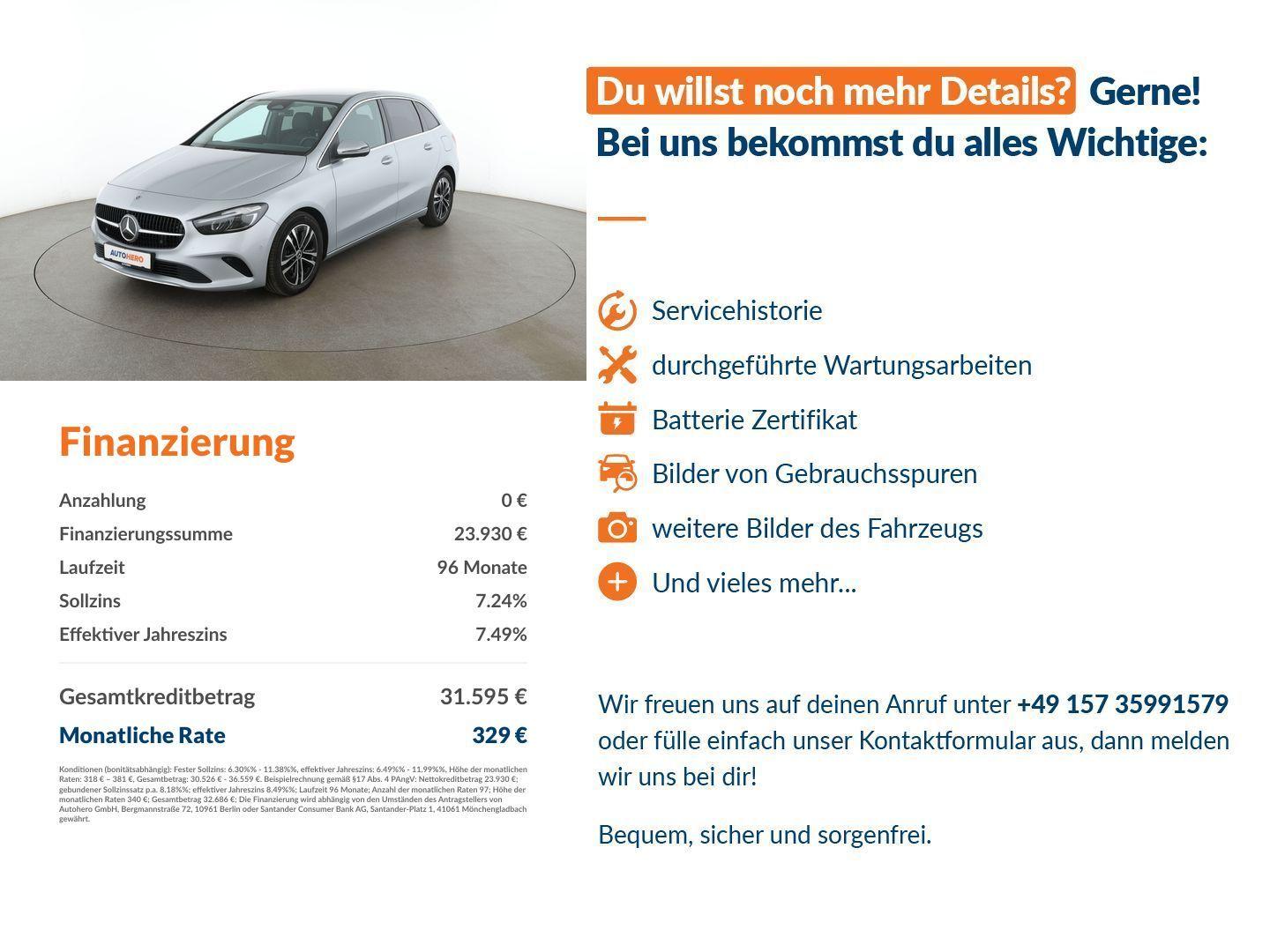 Mercedes-Benz B-Class Progressive Aut.*LED*NAVI*TEMPO*CAM*PDC*