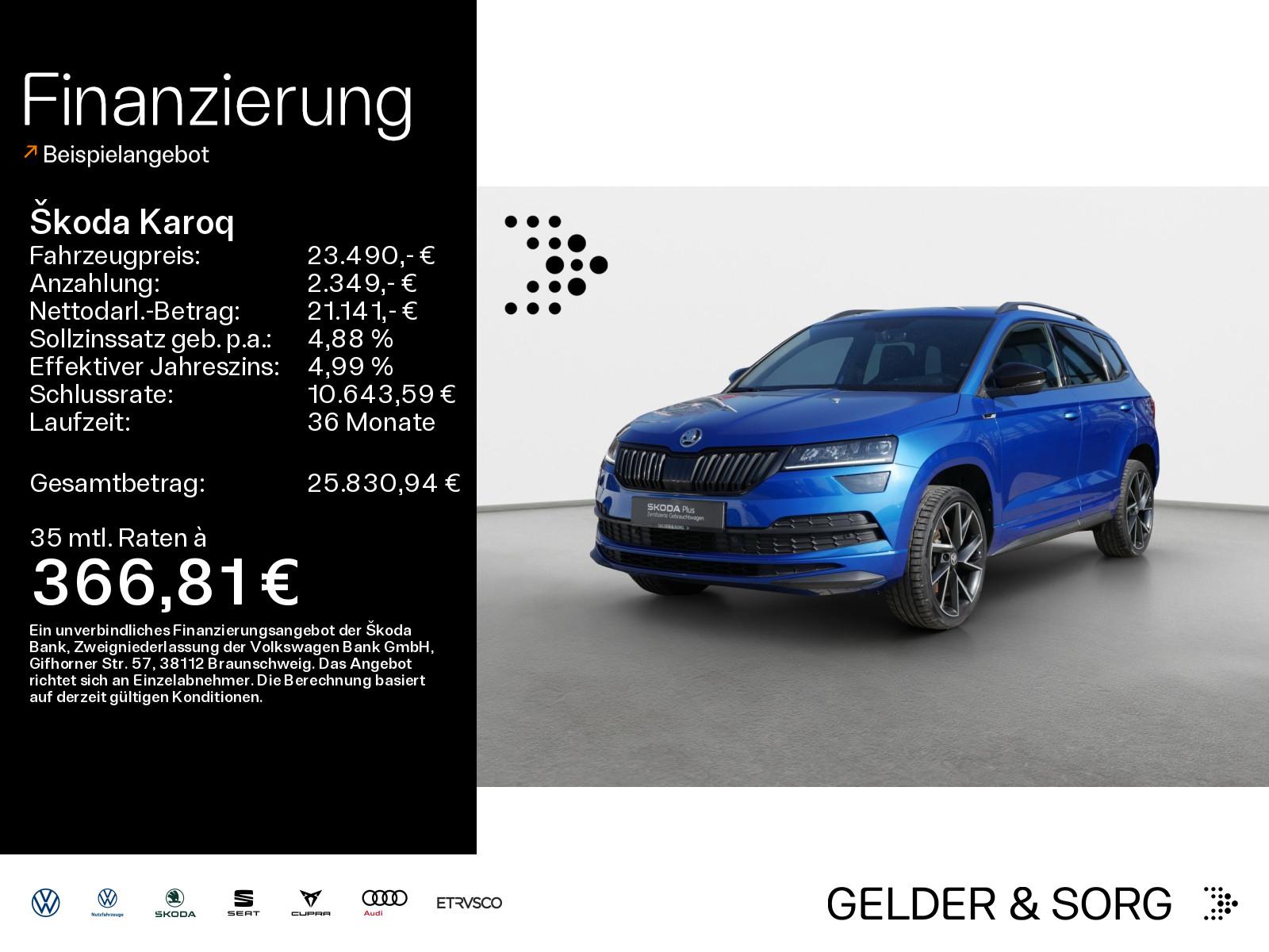 Skoda Karoq Sportline 2.0 TDI AMUNDSEN|PDC|SHZ