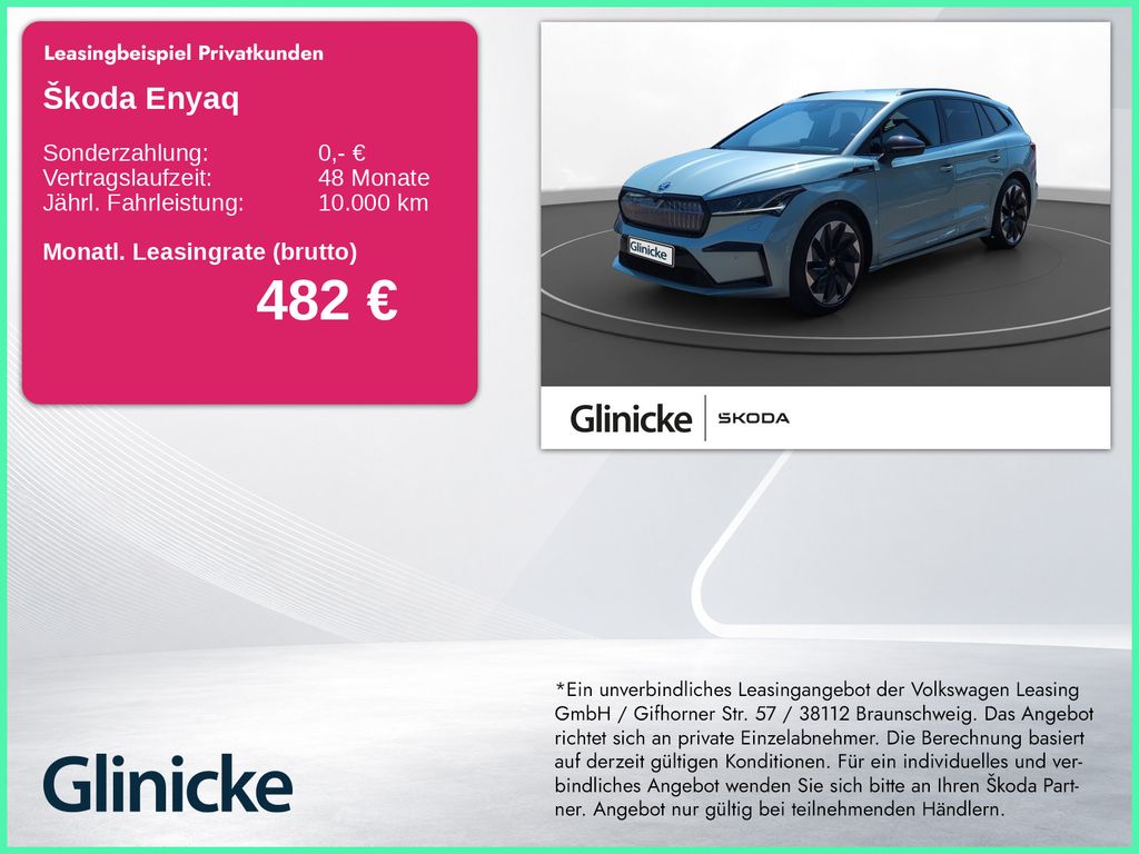 Skoda Enyaq 80 x Sportline WÄPu Matrix elek.Sitz