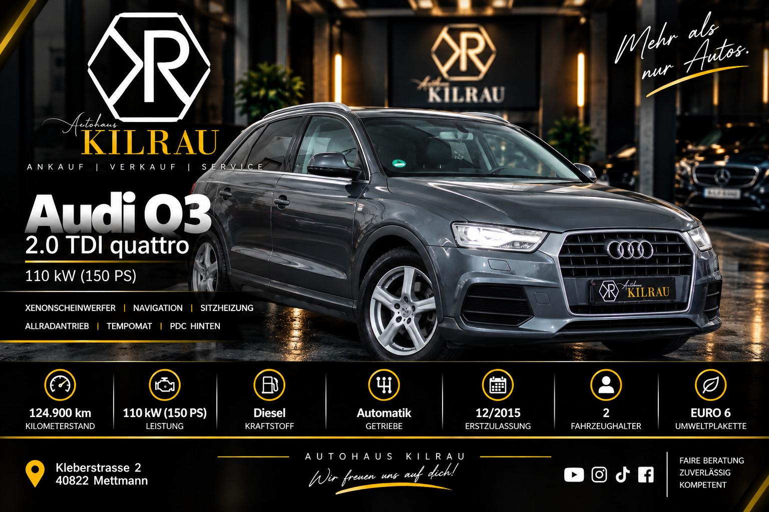 Audi Q3 quattro S-Tronic Navi Tempomat